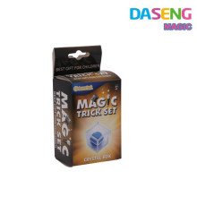 Magia truque suportes ir através de truques mágicos brinquedos mágicos de plástico